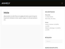 Tablet Screenshot of anmely.com